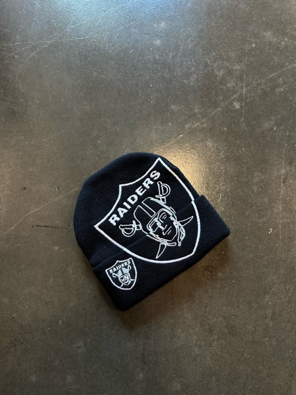 Vintage Oakland Raiders Drew Pearson Game Day Authentic Beanie Brand New